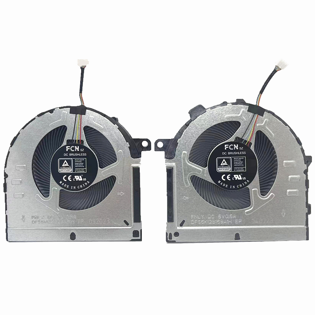 ใหม่ CPU และ GPU พัดลมระบายความร้อนสําหรับ Lenovo ideapad Gaming 3-15ACH6 3-15IHU6 82K2 Series 5H40S