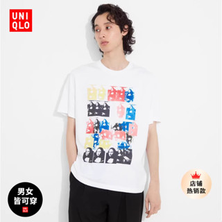 Uniqlo ผู้ชาย &amp;#039;s/women&amp;#039เสื้อยืดแขนสั้น พิมพ์ลาย ARCHIVE Andy Warhol 463151