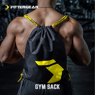 Fittergear กระเป๋าเป้สะพายหลัง แบบผูกเชือก กันน้ํา เหมาะกับการพกพาเดินทาง เล่นกีฬา ฟิตเนส กลางแจ้ง สําหรับผู้ชาย และผู้หญิง