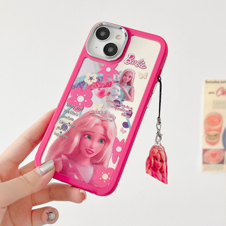 เคสโทรศัพท์มือถือ แบบกระจก ป้องกันเลนส์ พร้อมจี้ถอดออกได้ สําหรับ iPhone 14 13 12 11 Pro Max