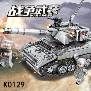 ของเล่นตัวต่อเลโก้ 99a Main Battle Tank K0129 Military War Series สําหรับเด็กผู้ชาย