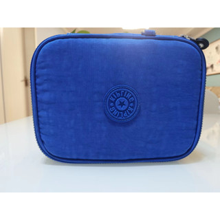 Kipling k09405 กระเป๋าดินสอ ความจุขนาดใหญ่ 100 ชิ้น สีฟ้า