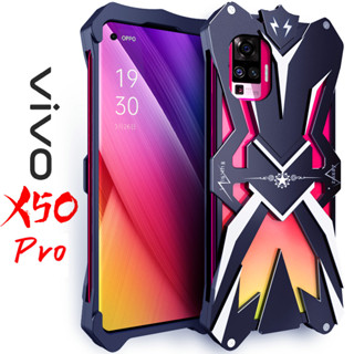 Zimon เคสโลหะ อลูมิเนียม กันกระแทก สําหรับ Vivo X50 / X50 Pro / X50 Pro+