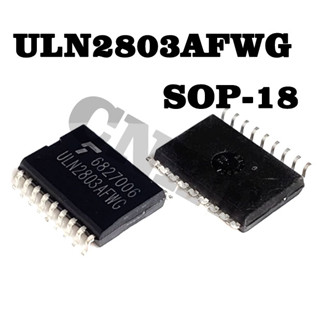 10 ชิ้นต่อล็อต ULN2803AG ULN2803AFWG กว้าง 7.2 มม. SOP18  แผ่นทรานซิสเตอร์ดาร์ลิงตัน