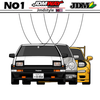 Initial D AE86 GTR RX7 น้ําหอมปรับอากาศรถยนต์ แบบแขวน กระจกมองหลัง จี้น้ําหอม