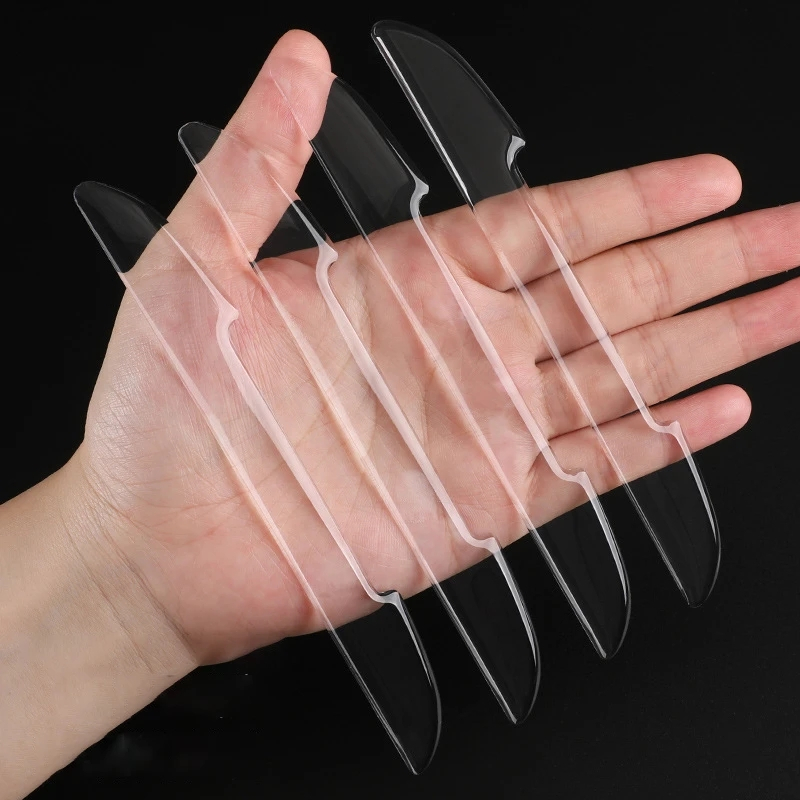 แถบใส ป้องกันรอยขีดข่วน สําหรับติดขอบประตูรถยนต์ 4 ชิ้น