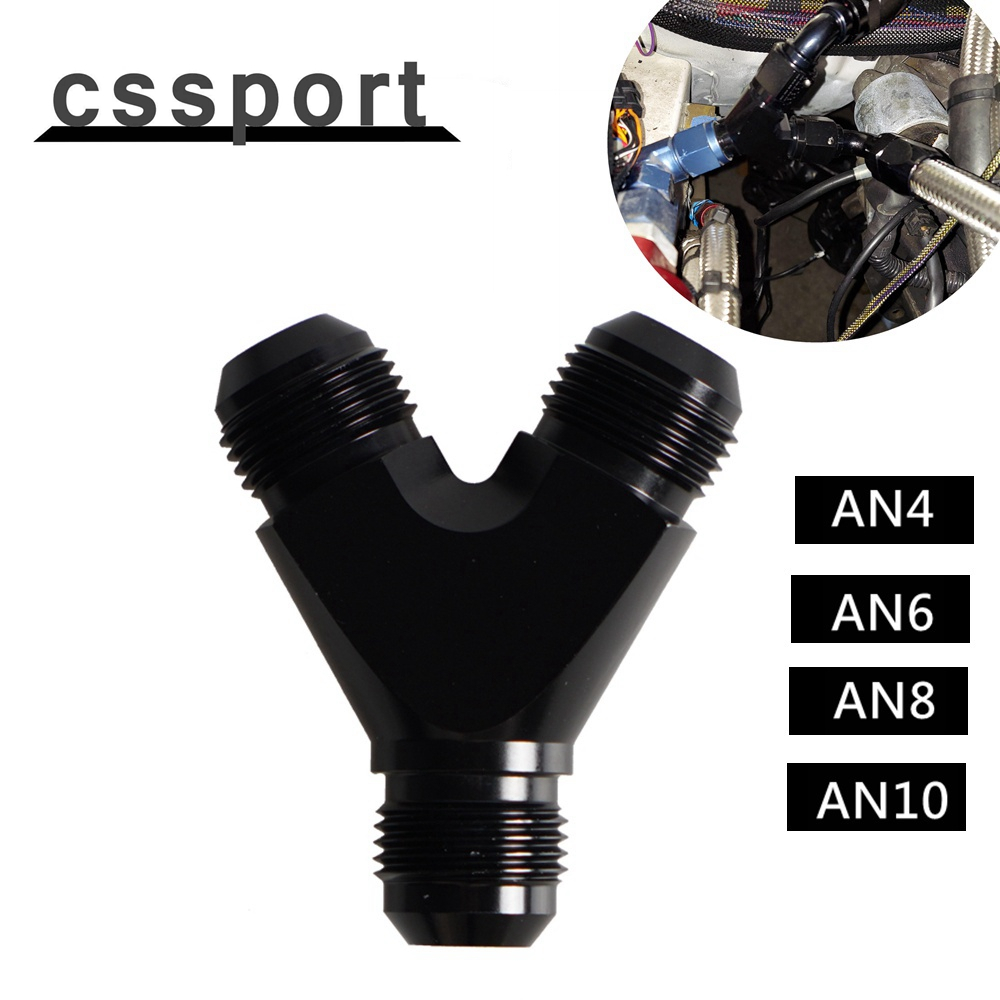 อะแดปเตอร์ข้อต่อท่อน้ํามันเชื้อเพลิง อลูมิเนียม AN4 AN6 AN8 AN10 Y คุณภาพสูง