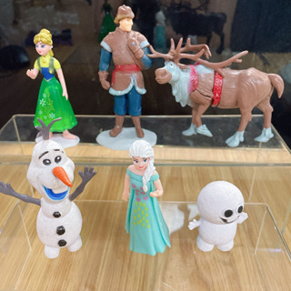 ฟิกเกอร์ PVC รูปการ์ตูนดิสนีย์ Frozen 2 Snow Queen Elsa Anna Olaf Kristoff Sven ขนาด 7-10 ซม. ของเล่นสําหรับเด็ก