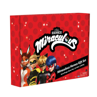 Miraculous Heroez Doll Playset, 4 Pieces Miraculous Heroez ชุดของเล่นตุ๊กตา 4 ชิ้น