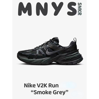 Nike V2K RUN runtekk รองเท้ากีฬา รองเท้าวิ่งลําลอง ซับแรงกระแทก สีดํา สําหรับผู้ชาย และผู้หญิง