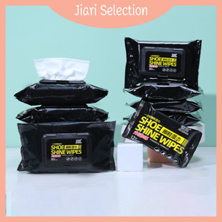 Jiari Selection  [✨สินค้าใหม่✨]เวลา จำกัด ราคาต่ำแผ่นเช็ดทำความสะอาดรองเท้า ทิชชูเปียกเช็ดรองเท้า Shoe shine wipes พร้อมส่ง 30 ชิ้น/แพ็ค