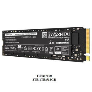 โซลิดสเตทไดรฟ์ ZHITAI TiPlus7100 SSD 2TB 1TB 512GB NVMe M.2 PCIe Gen4x4 NVMe1.4