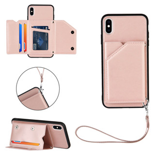 เคสโทรศัพท์มือถือหนังแข็ง พร้อมช่องใส่บัตร สําหรับ iPhone 14 13 12 Pro Plus Max