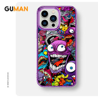 Guman เคสไอโฟน เคสซิลิโคนนุ่มกันกระแทกใสน่ารักตลก เคสโทรศัพท์ Compatible for iPhone 14 13 12 11 Pro Max SE 2020 X XR XS 8 7 Plus พลัส XYB2079