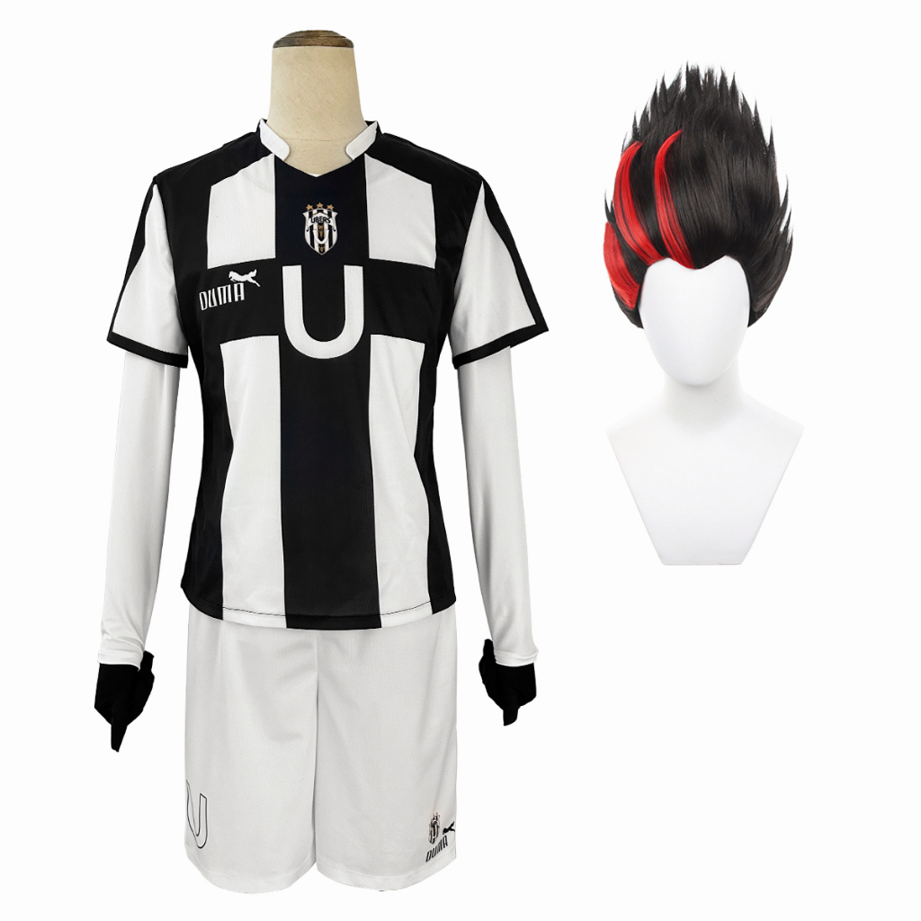 Holoun Blue Lock Cosplay วิกผมคอสเพลย์ อะนิเมะ Barou Aiku สีฟ้า Barou