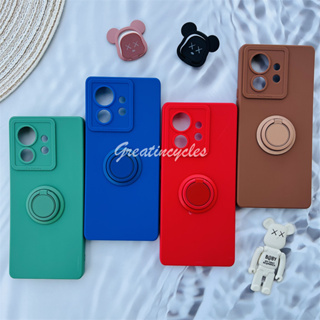 เคสโทรศัพท์มือถือ TPU นิ่ม ผิวด้าน พร้อมแหวนขาตั้งแม่เหล็ก สําหรับ Infinix Zero Ultra 5G X6820