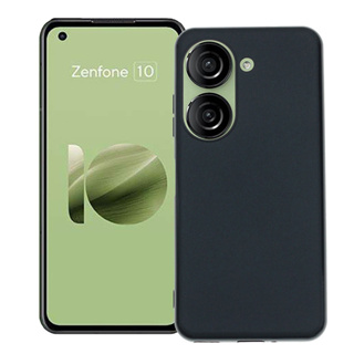 เคสโทรศัพท์ซิลิโคน TPU แบบนิ่ม สีดํา สําหรับ Asus Zenfone 9 Zenfone 10