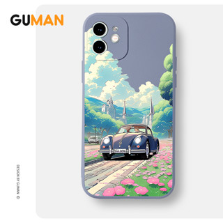 Guman เคสไอโฟน เคสซิลิโคนนุ่มกันกระแทกน่ารักตลก เคสโทรศัพท์ Compatible for iPhone 14 13 12 11 Pro Max SE 2020 X XR XS 8 7 6 6S Plus พลัส XYB2075