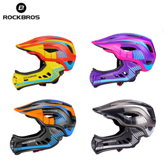 ROCKBROS หมวกกันน็อคเด็ก  แบบถอดออกได้ เพื่อความปลอดภัย หมวก…