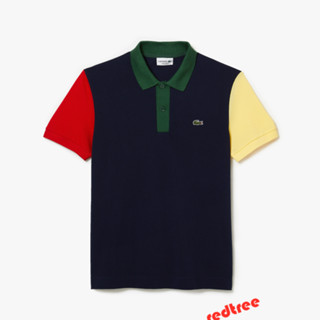 Lacoste เสื้อโปโล สําหรับผู้ชาย เสื้อคอปกปัก POLO เสื้อโปโลแขนสั้น