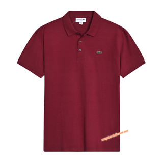 Lacoste เสื้อโปโล สําหรับผู้ชาย ลาคอสท์ เสื้อโปโลแขนสั้น