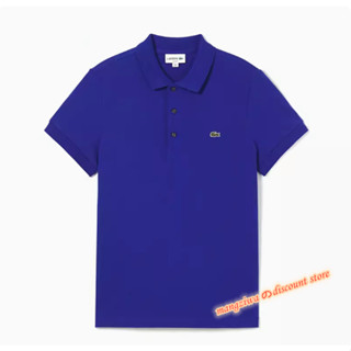 Lacoste เสื้อโปโล สําหรับผู้ชาย ลาคอสท์ เสื้อโปโลแขนสั้น