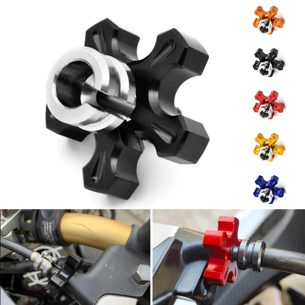ประกับคันเร่ง CNC อลูมิเนียมคันเร่ง Throttle Grip Universal 7/8 อุปกรณ์แฮนด์มือจับอะลูมิเนียมสําหรับรถมอเตอร์ไซค์ 22 มม