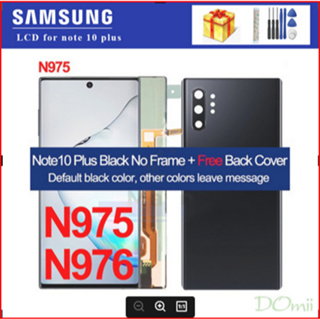 หน้าจอสัมผัส LCD แบบเปลี่ยน สําหรับ Samsung Galaxy Note 10 Plus Note10+ N975F N9750