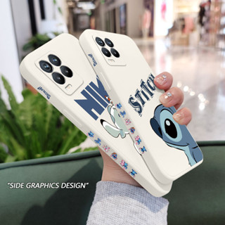 Noble เคสโทรศัพท์มือถือ ซิลิโคน ลายมอนสเตอร์ มีลายด้านข้าง สีพื้น สําหรับ OPPO A96 A95 A76 A55 A36 A16 A16K 4G 5G