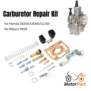 MOTOPARTS SHOP 1Set Motorcycle Carburetor Repair Kit Choke Starter for Mikuni TM28 Honda CB350/360 CL350/360