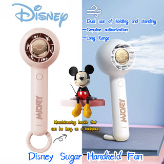 Disney พัดลมมือถือ ขนาดเล็ก แบบพกพา ชาร์จ Usb ระบายความร้อน ตั้งโต๊ะ สํานักงาน กลางแจ้ง พัดลมปิดเสียง ของเล่นเด็ก ผู้ใหญ่ ของขวัญ