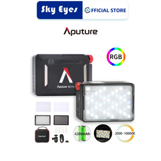 กล้องวิดีโอ Aputure MC Pro RGBWW Mini 2000-10000K สามารถปรับได้ สําหรับ YouTube TikTok Vlog