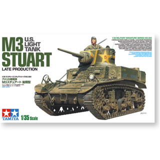 Tamiya 35360 ชุดโมเดลรถถังสเกล 1/35 WWII U.S M3 Stuart Late Ver.