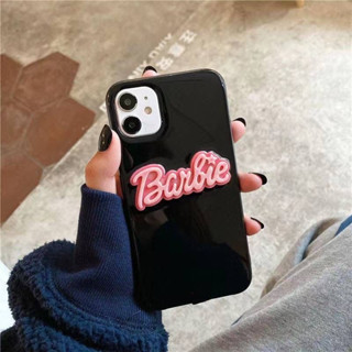 เคสโทรศัพท์มือถือนิ่ม พิมพ์ลายตัวอักษรบาร์บี้น่ารัก สําหรับ Iphone 14 14 Pro 14 Pro Max 11 12 promax 13 Pro Max