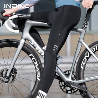 Inbike กางเกงขายาว รัดรูป กันกระแทก อุปกรณ์เสริม สําหรับขี่จักรยานเสือภูเขา เสือหมอบ กีฬากลางแจ้ง