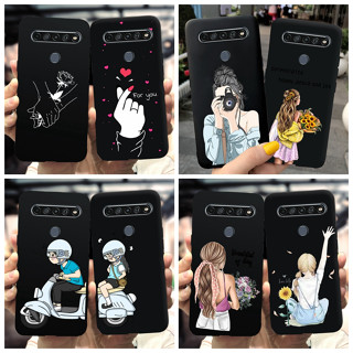 เคสโทรศัพท์ซิลิโคน TPU แบบนิ่ม ลายหัวใจ สําหรับ LG K51S LM-K510 LMK510EMW K41S K40S K60