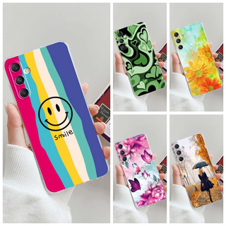 ใหม่ เคสโทรศัพท์มือถือ TPU นิ่ม แบบใส มีสไตล์ สําหรับ Samsung Galaxy M34 5G 2023