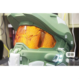 หมวกกันน็อคคอสเพลย์ พิมพ์ลาย Halo Master Chief 1: 13D สวมใส่ได้จริง