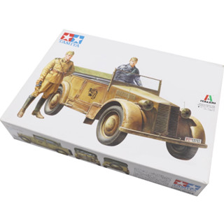 Tamiya 37014 ชุดโมเดลทหารสเกล 1/35 WWII Fiat 508 ซม. Coloniale Staff Car