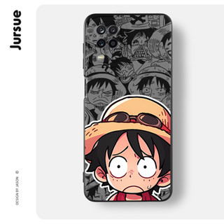 JURSUE เคสซัมซุง เคสสีดำแปลกๆขอบเหลี่ยมกันกระแทกซิลิโคนนุ่ม เคสโทรศัพท์ SAMSUNG A03 A12 A13 A51 A32 A52 A52S 5G M12 M32 พลัส XYH1992