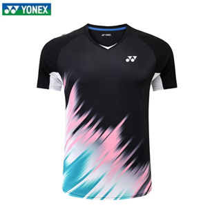 New Yonex เสื้อกีฬาแขนสั้น ระบายอากาศ แห้งเร็ว สําหรับนักเรียนประถม มัธยม และมัธยม วอลเลย์บอล