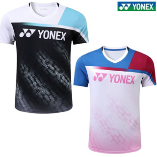 Yonex เสื้อผ้าเทนนิส แขนสั้น ระบายอากาศ แห้งเร็ว ดูดซับเหงื่อ สวมใส่สบาย สไตล์เกาหลีใต้ สําหรับผู้ชาย และผู้หญิง