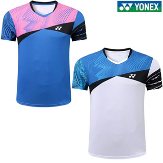 Yonex ชุดกีฬา ผ้าปิงปอง ระบายอากาศ แห้งเร็ว ดูดซับเหงื่อ สําหรับผู้ชาย และผู้หญิง เล่นกีฬากลางแจ้ง