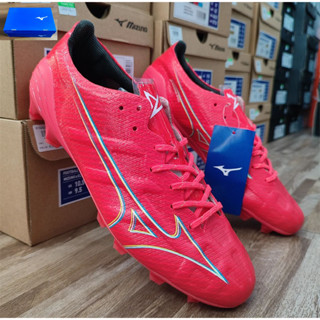 รองเท้าฟุตบอล Mizuno77 alpha Men Rebula CUP JAPAN MD Cleats Soccer White Spike Boot Shoes P1GA207025