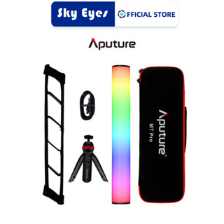 Aputure MT Pro,RGBWW หลอดไฟ ขนาดเล็ก 36 พิกเซล 7.5W 2000K เป็น 10000K 9 ระบบแบตเตอรี่ในตัว FX พร้อมตาราง และขาตั้งกล้อง