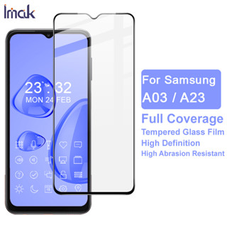 Imak ฟิล์มกระจกนิรภัยกันรอยหน้าจอ แบบเต็มจอ สําหรับ Samsung Galaxy A03 Galaxy A23 Galaxy M23 5G Screen Protector Film