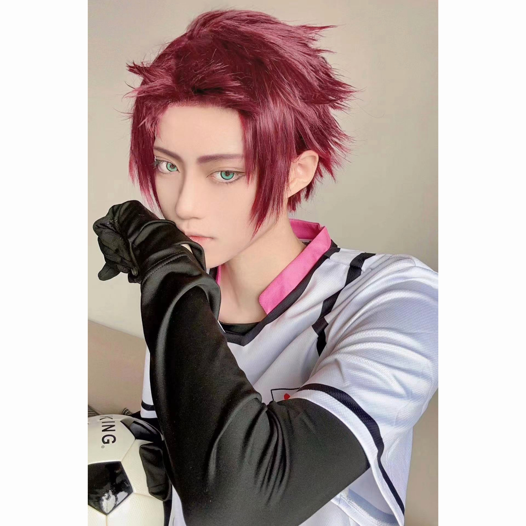 Holoun ชุดคอสเพลย์อนิเมะ Blue Lock Isagi เสื้อยืดฟุตบอล ชุดยูนิฟอร์มฟุตบอล เย็บปักถักร้อย ของขวัญฮา ราคา ถูกที่สุด ดีลบีเคเค แกลเลอรีภาพที่ 3
