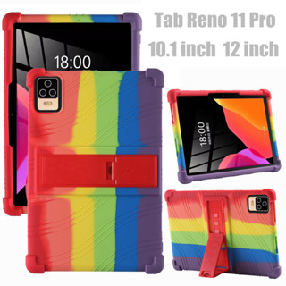 Samsung Tab Reno11 Pro 10.1 12 inch Cover Tablet Shockproof Case Soft Silicone Adjustable Stand Shell