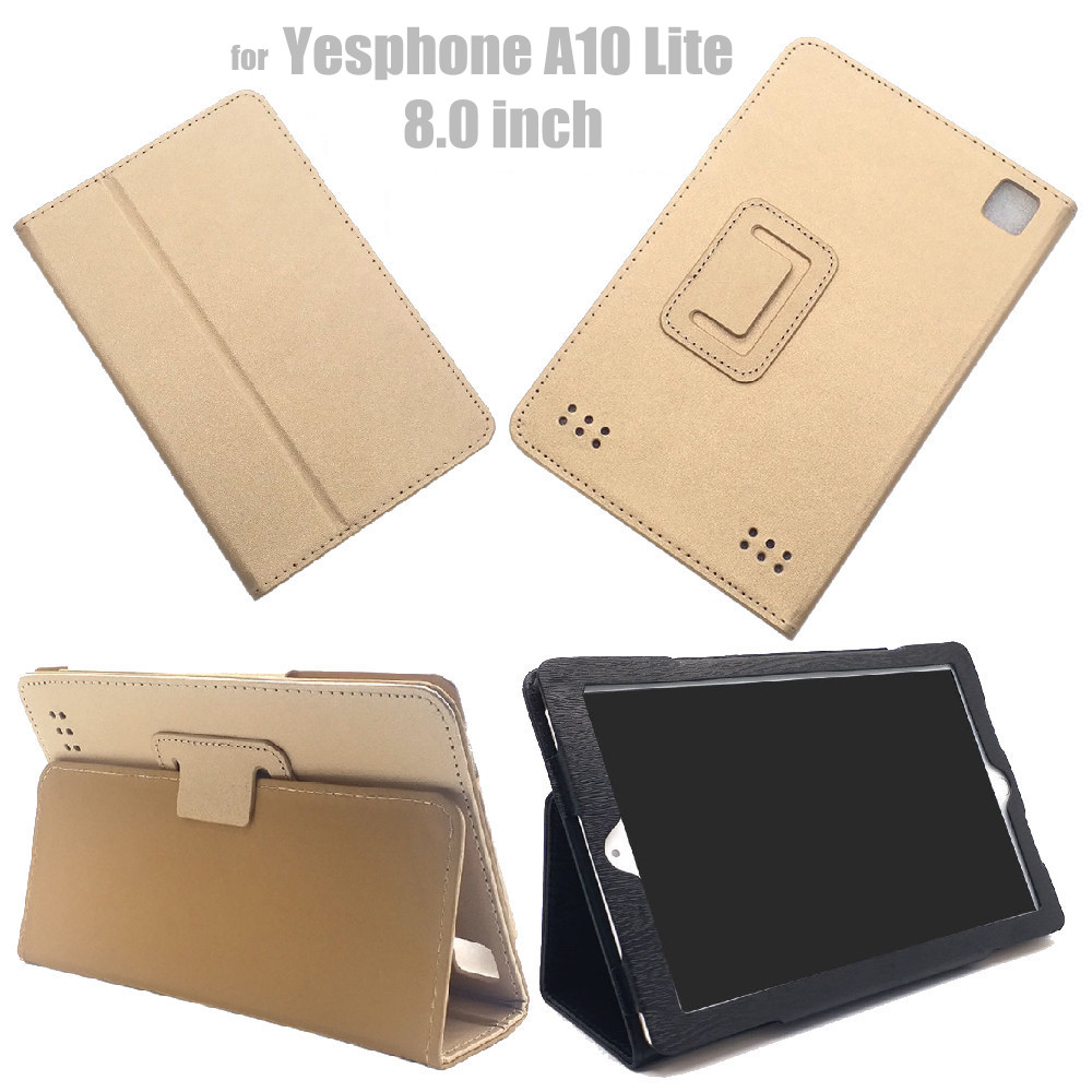 Flip Case for Yesphone A10 Lite 8.0 inch Silk Pattern Cover Flip Foldable Stand Full Body Protective