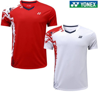 Yonex ชุดเสื้อกีฬาแขนสั้น กระโปรง แห้งเร็ว สไตล์เกาหลี สําหรับผู้ชายและผู้หญิง เหมาะกับการเล่นเทนนิส แบดมินตัน